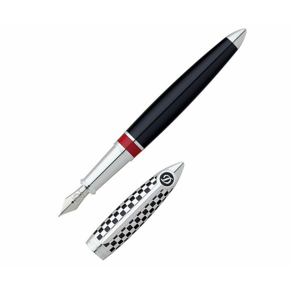 S.T. Dupont 255680RM Race Machine Limited Edition Streamline Fountain Pen Set - Picture 4 of 12